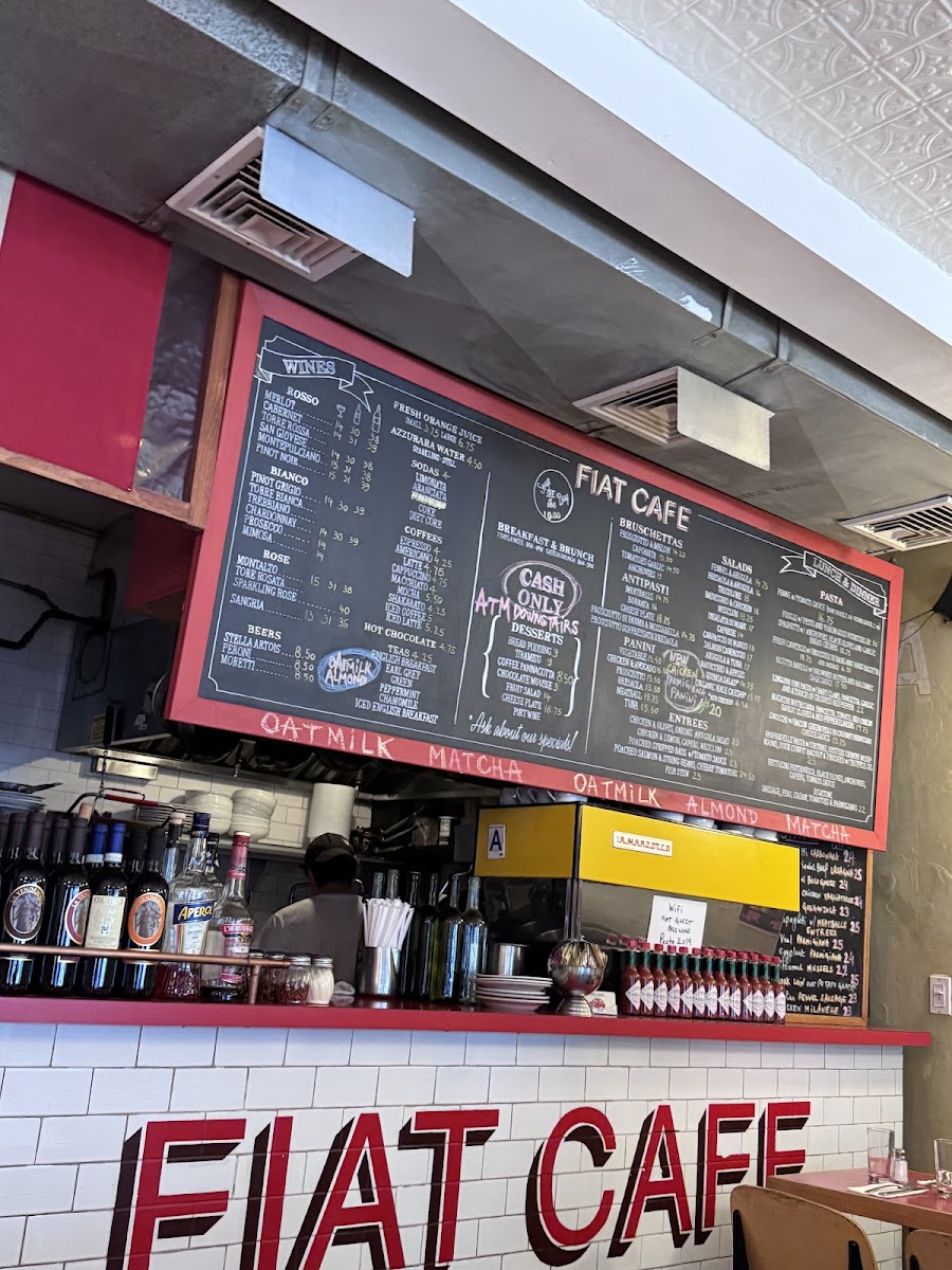 Fiat Cafe Menu - Image 4